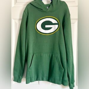 Boy’s YXL(18-20) Green Bay Packers Hoodie-Very Good Condition